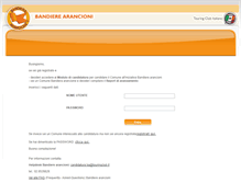 Tablet Screenshot of candidatura.bandierearancioni.it